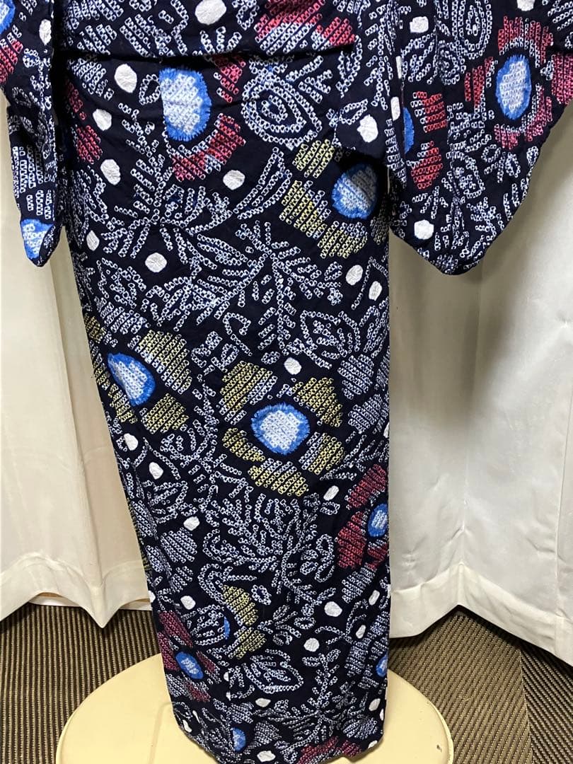 ち*ん様 有松鳴海総絞り浴衣のみ152±5