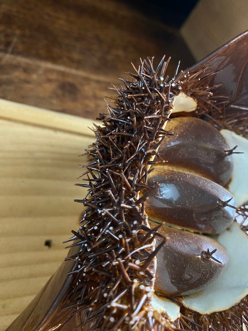 栗置物　陶磁器　古美術　工芸品　骨董