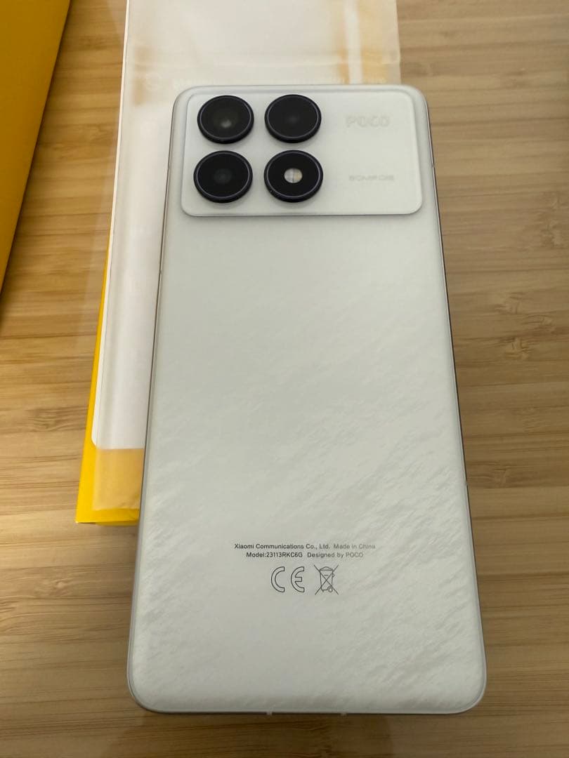 POCO F6 Pro ホワイト 12GB 256GB 120W充電