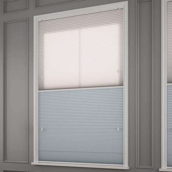 未使用 ハニカムシェード　スカイブルー　59.7×89.9