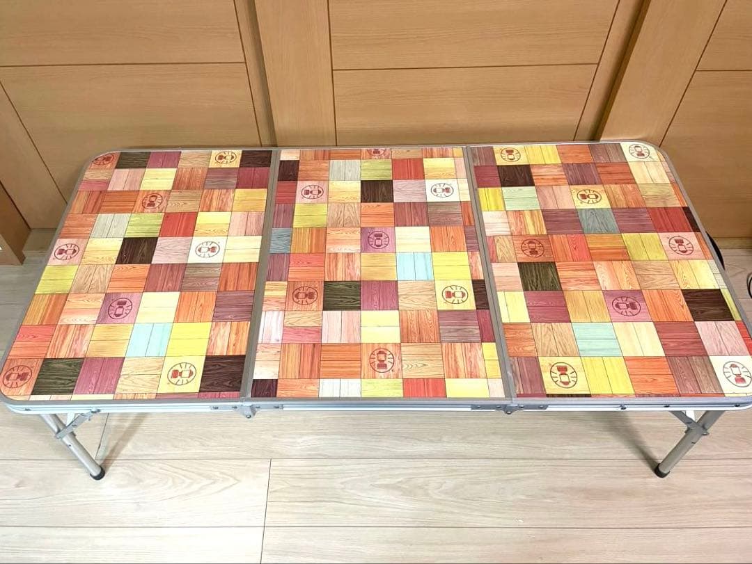 Coleman コールマン　3つ折り　ナチュラルモザイクリビング140