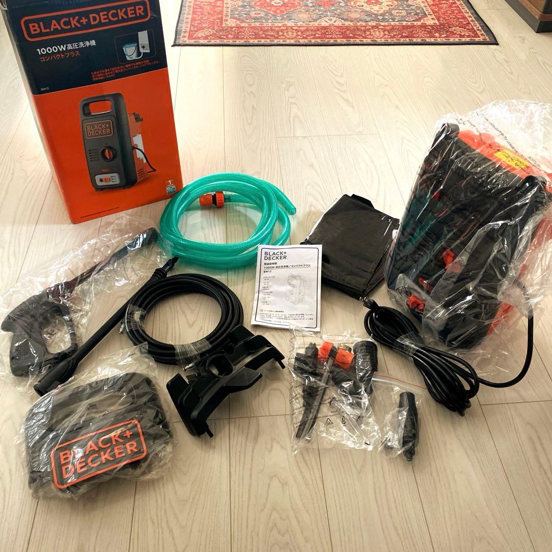 【未使用】BLACK&DECKER 高圧洗浄機コンパクトプラス BW13