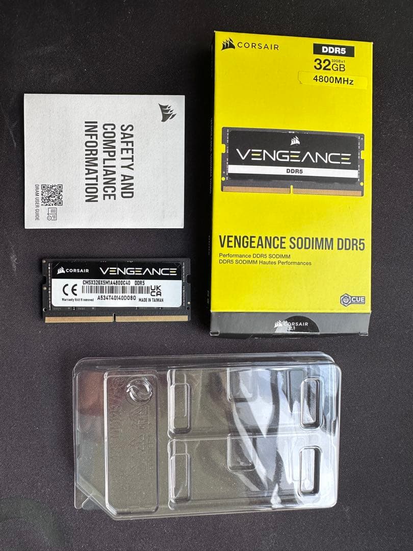 メモリー CORSAIR VENGEANCE SODIMM DDR5 32GB