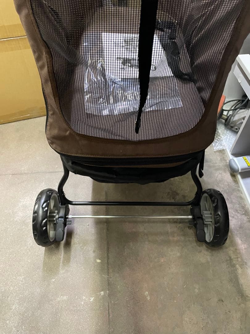 ペットカート　タンスのゲン　ブラウン