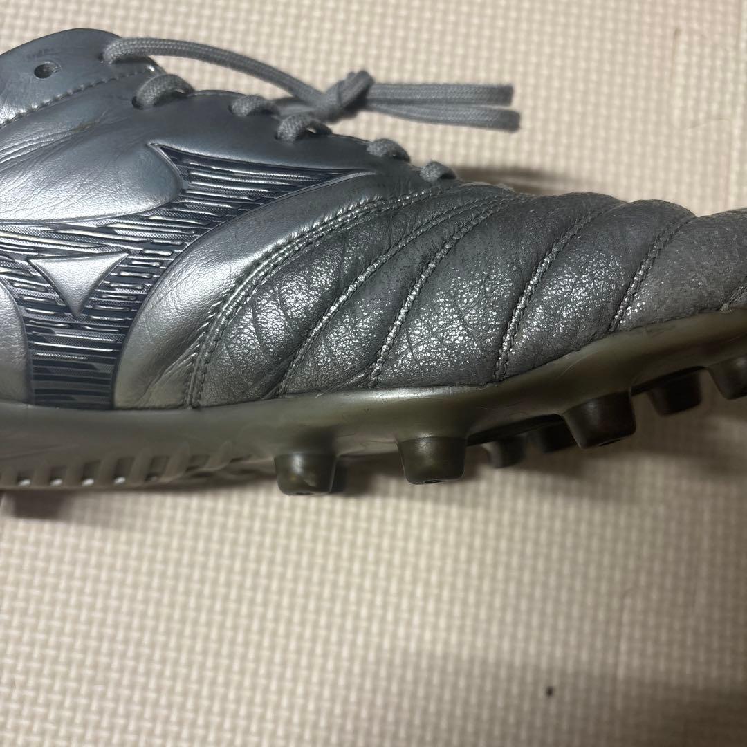 MORELIA NEO シルバースパイクシューズ　袋付き