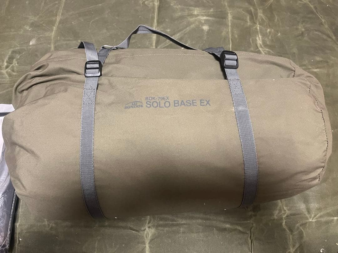 バンドック　ソロベースEX BDK-79EX 新品グランドシート付　カーキ