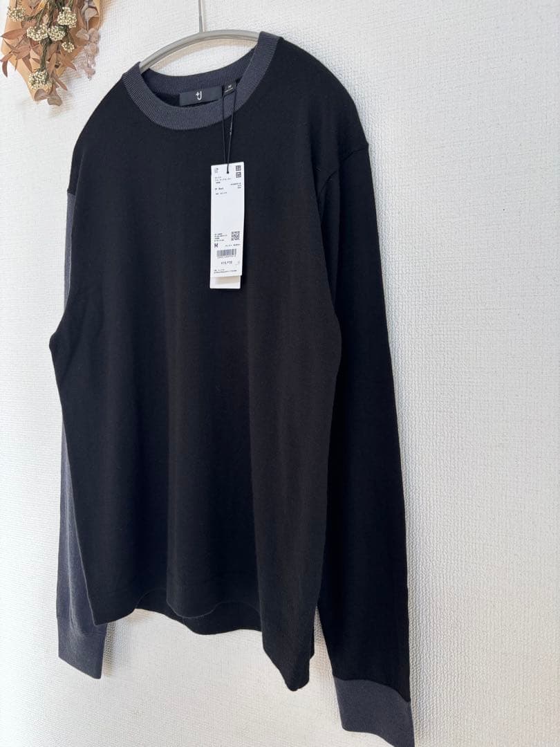 未使用品J ユニクロ ジルサンダー カシミヤ クルーネックセーター UNIQLO
