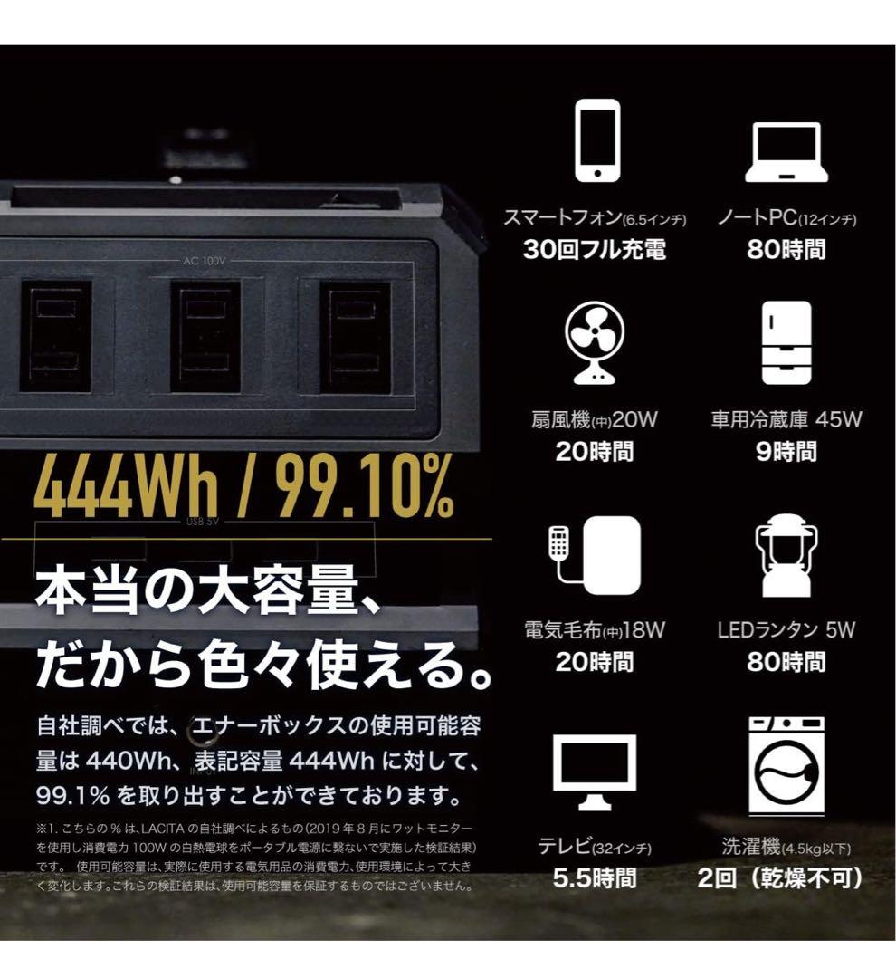 LACITA ポータブル電源 エナーボックス 大容量