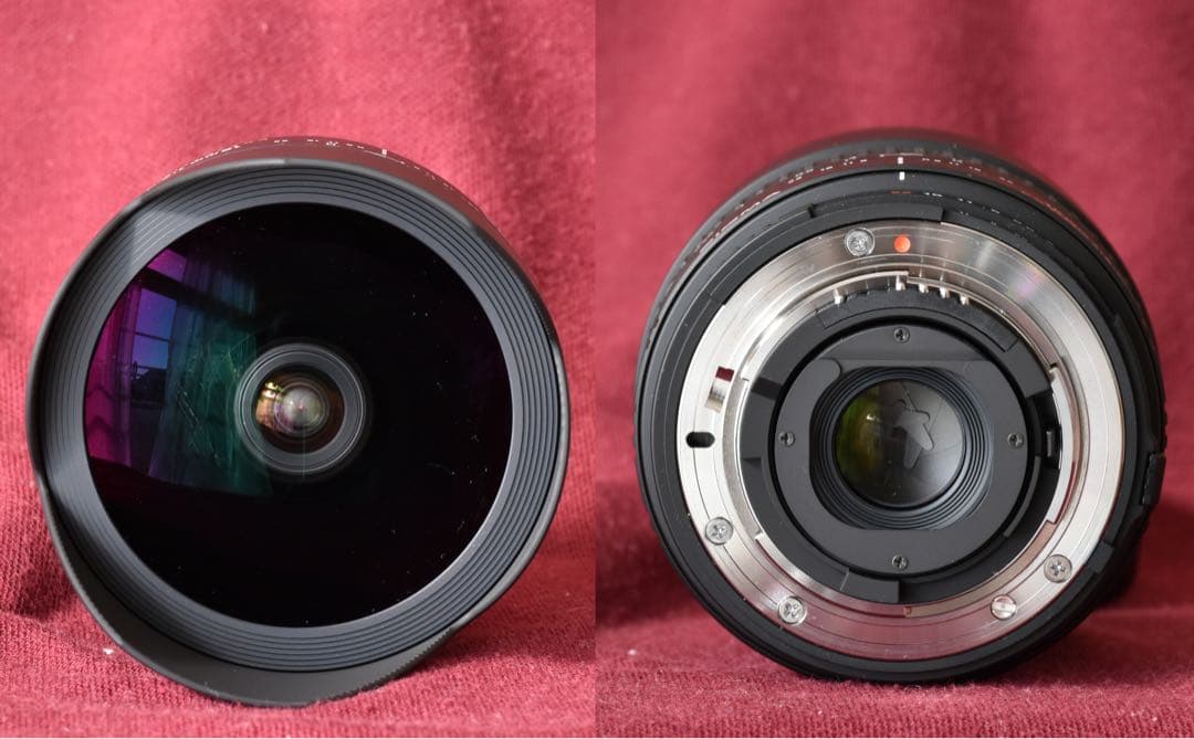 美品SIGMA 15mm F2.8 EX DG FISHEYE Nikon箱付