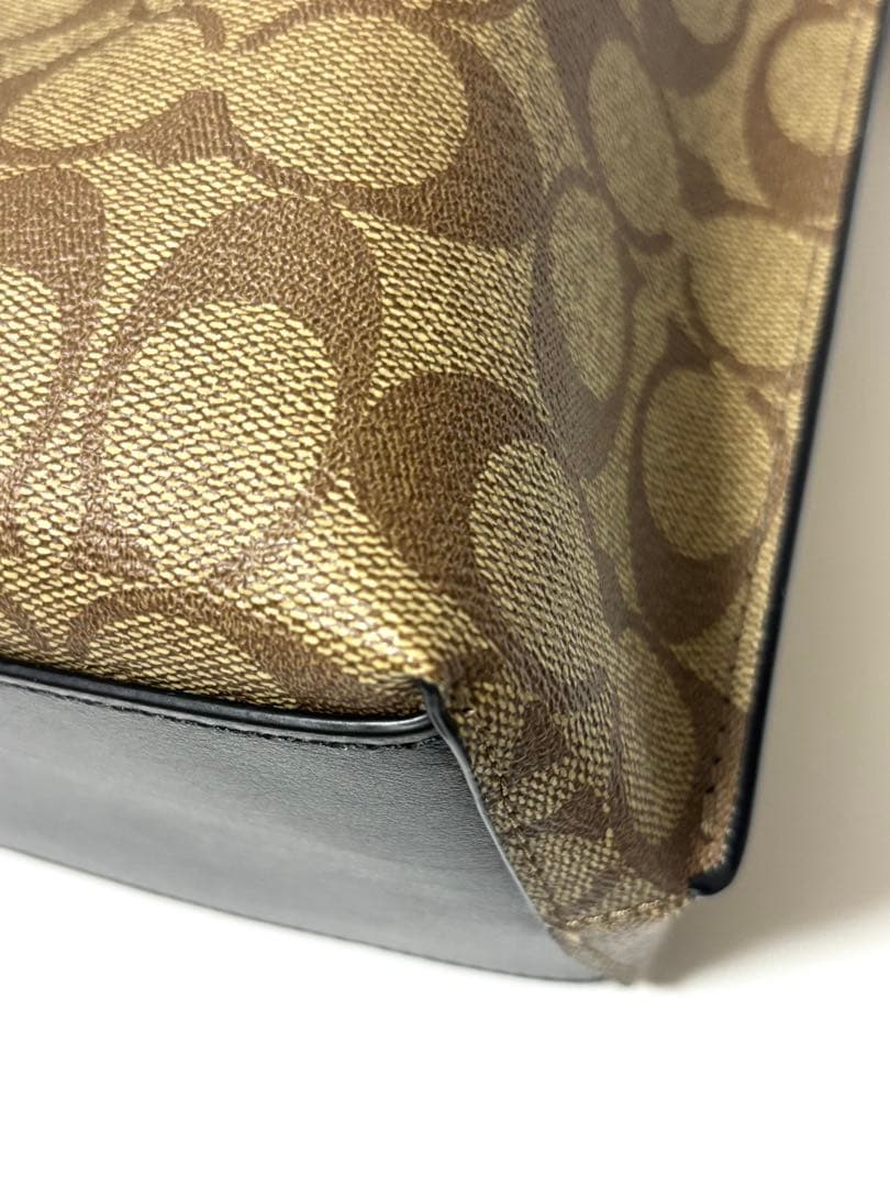 COACH コーチ モリー バケットバッグ 22 シグネチャー CA582