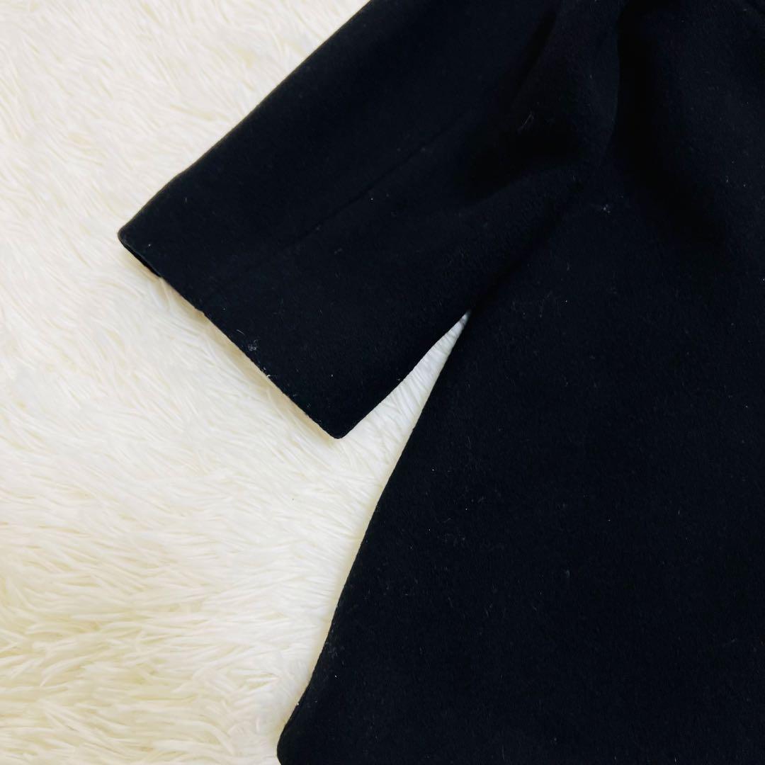 近年　ジャーナルスタンダード スーパー140モッサフードコート ウール 黒