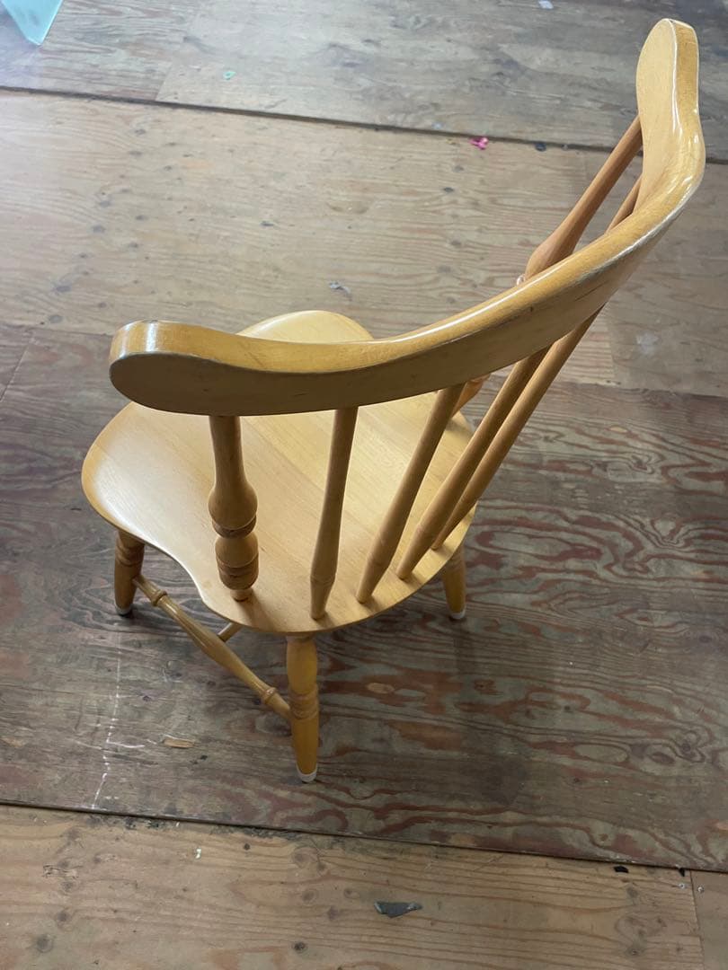 WINDS 太平家具　飛騨　木製　ダイニングチェア ウィンザーチェア　③