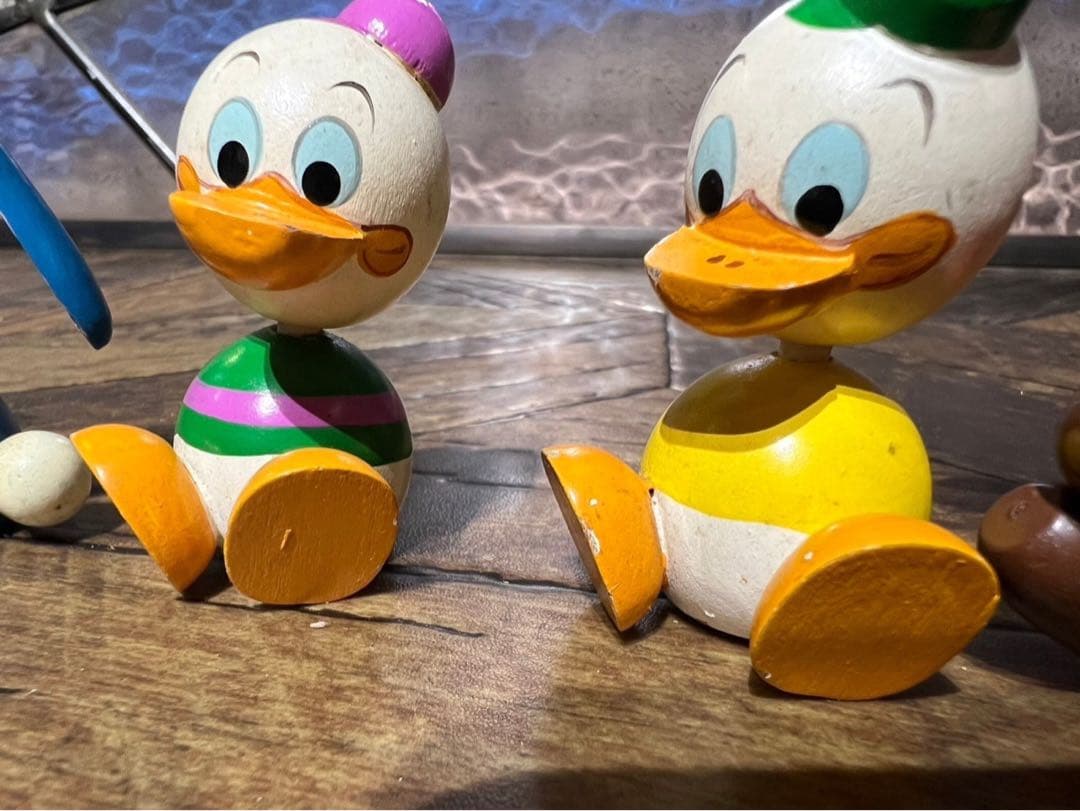 激レア 希少 ディズニー こけし セット 昭和レトロ 木製 人形 インテリア