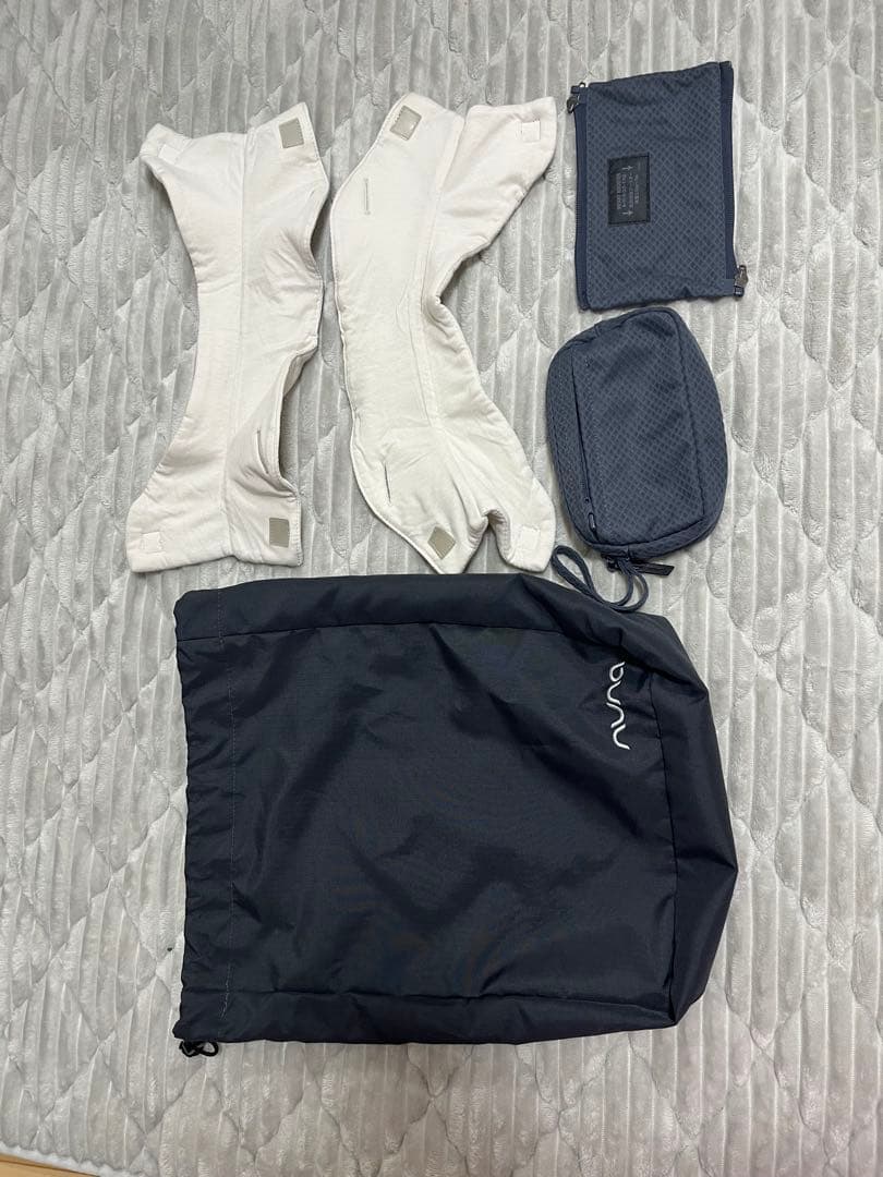 Nuna カドルクリック抱っこ紐 グレー メッシュ