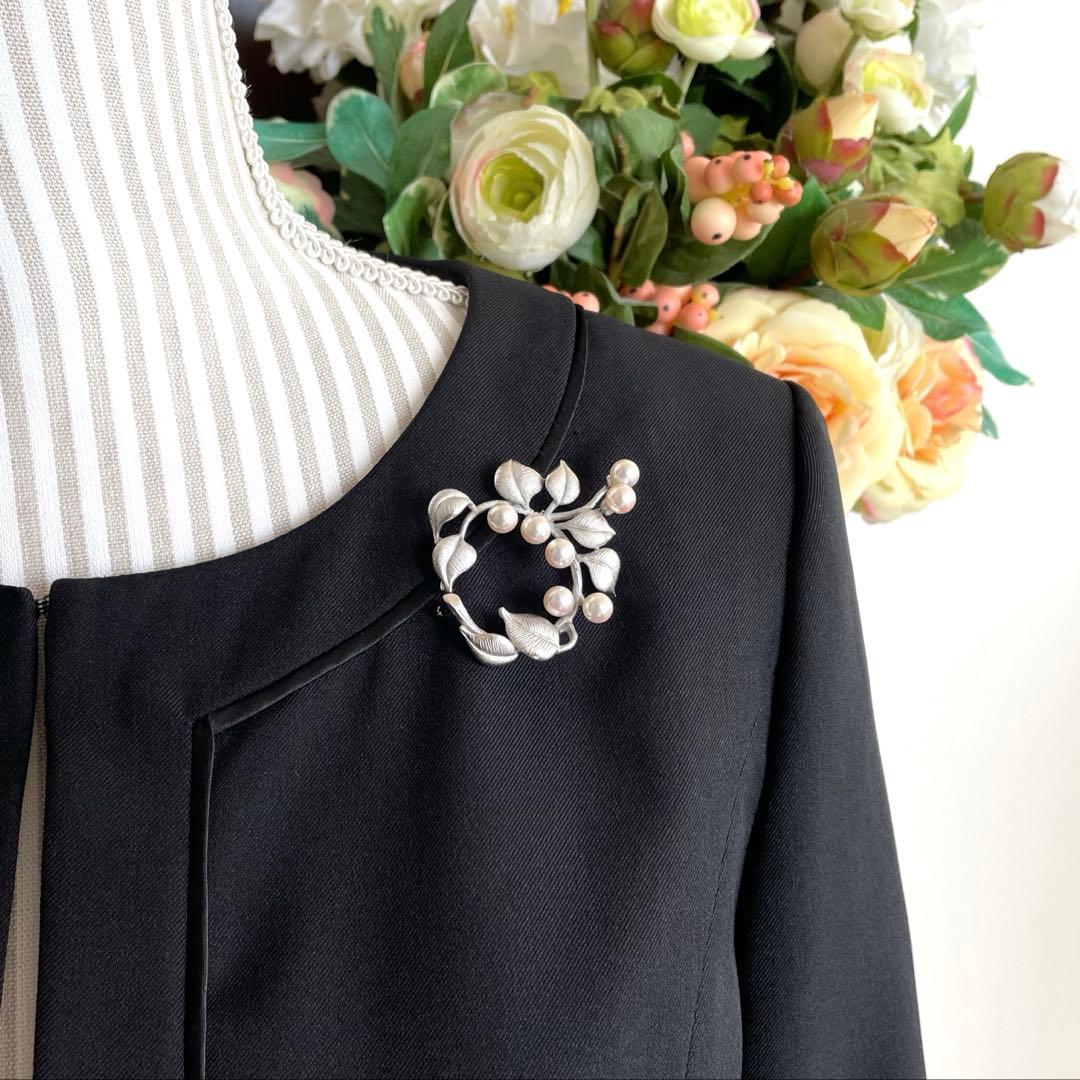 森パール　パールブローチ　入学式　卒業式　あこや真珠　コサージュ　検索-ミキモト