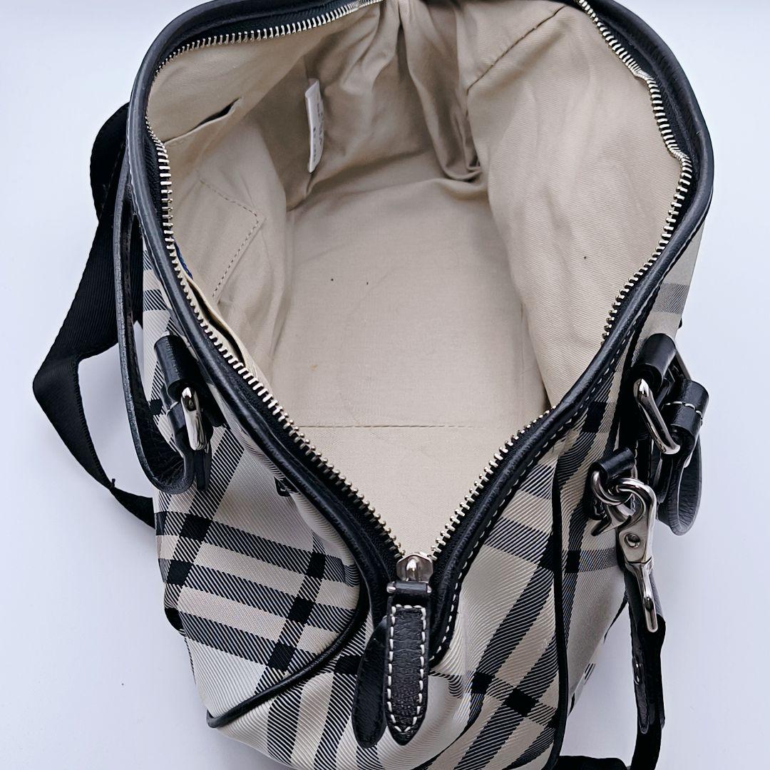 バーバリーブルーレーベル 2way ハンドバッグ ショルダーバッグ ノバチェック