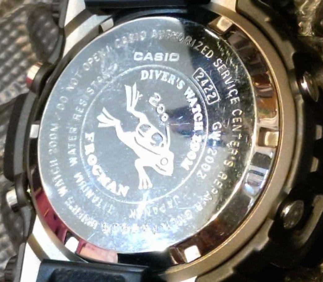 CASIO G-SHOCK FROGMAN フロッグマン　タフソーラー