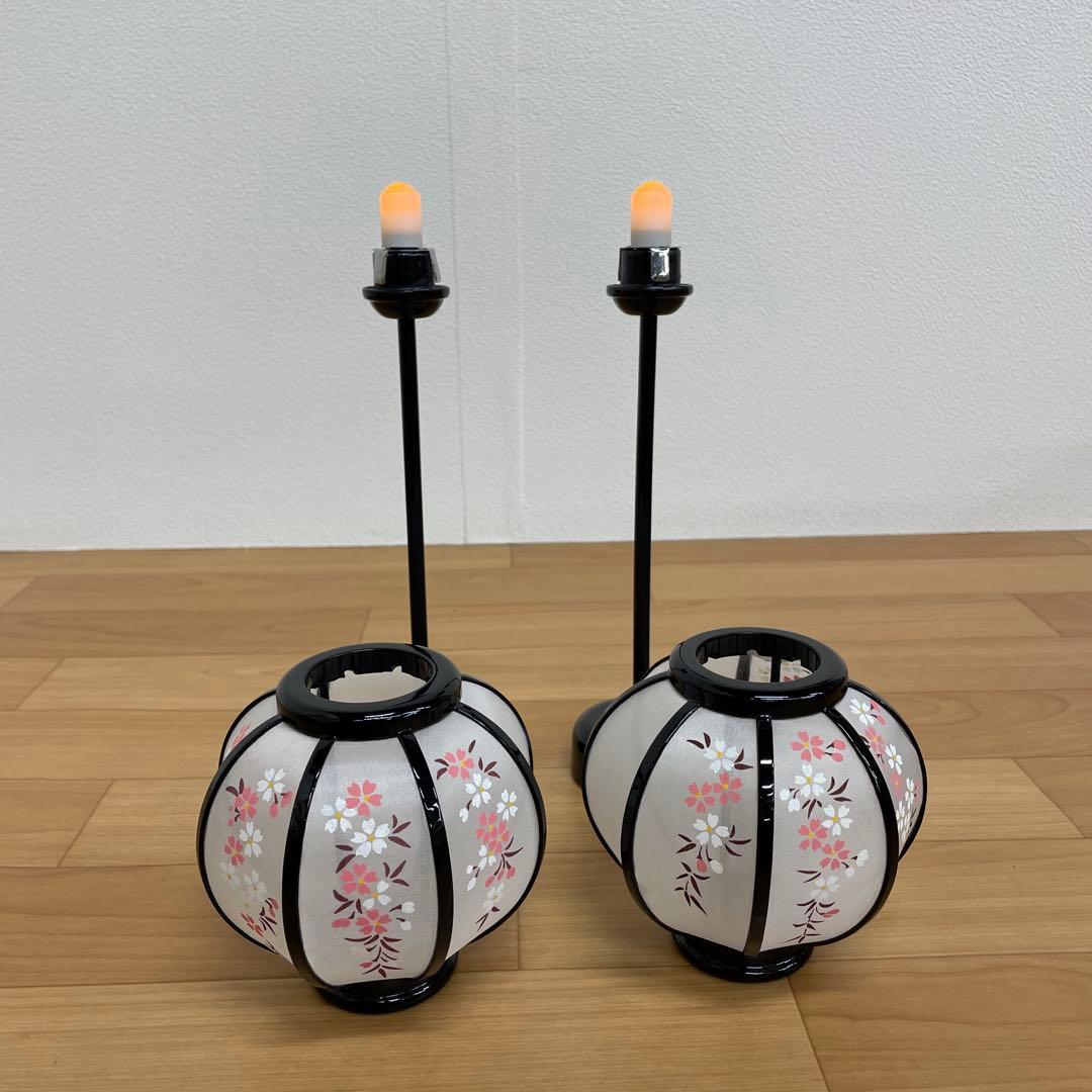 雛人形　桃の節句　木製こゆきぼんぼり