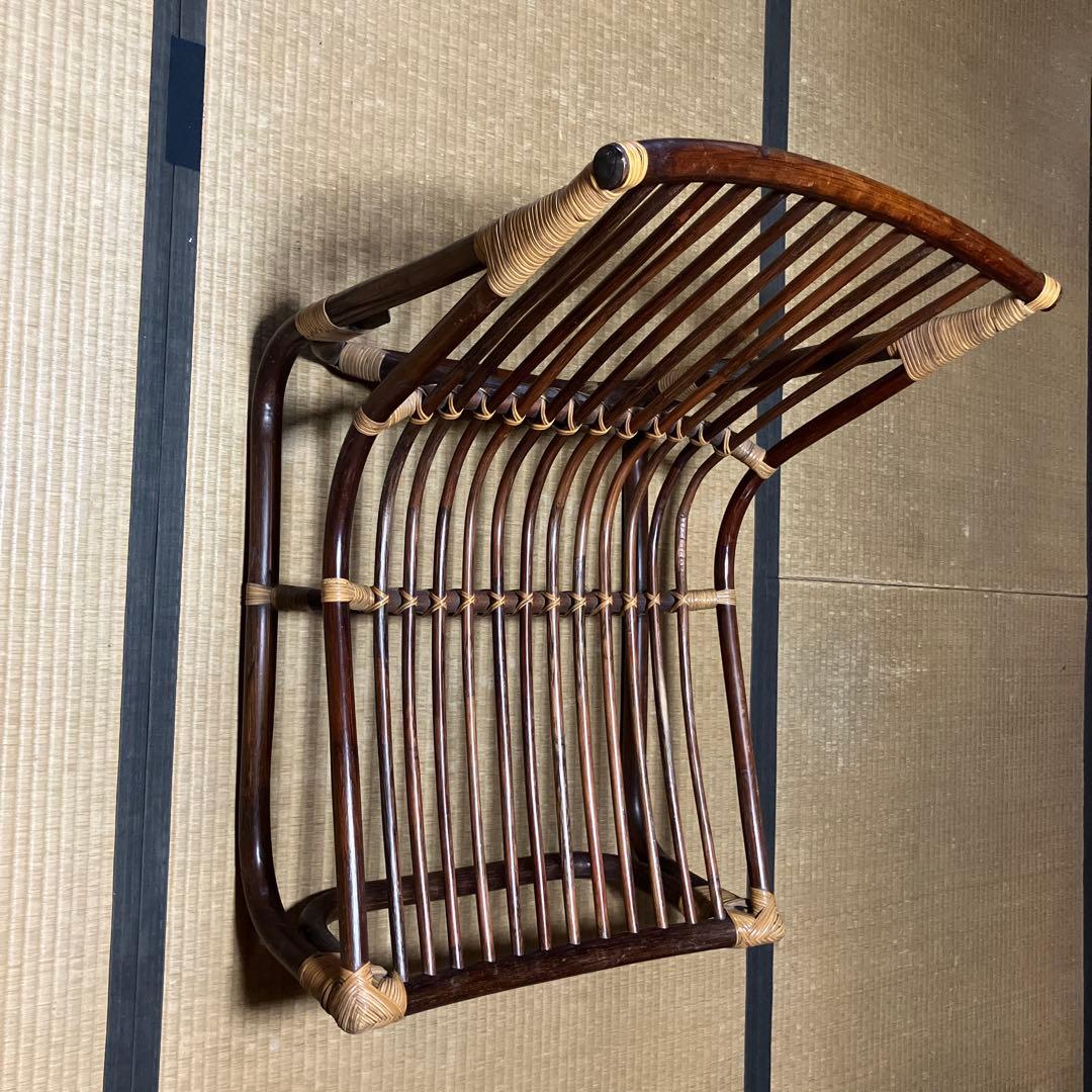 座椅子 昭和レトロ調 59 x 64 x 72 cm