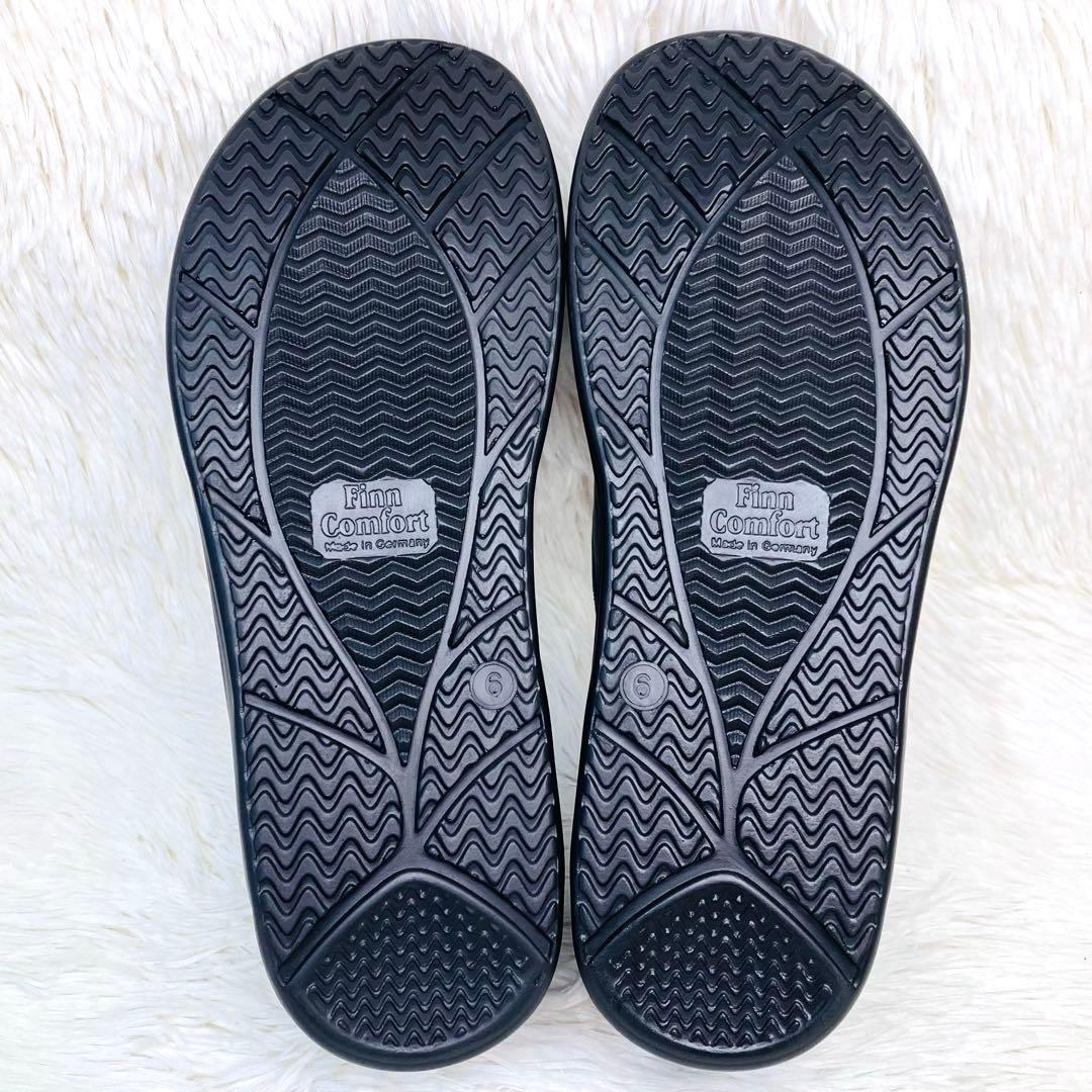 【新品未使用】Finn Comfort :size 6レースアップ 光沢ブラウン