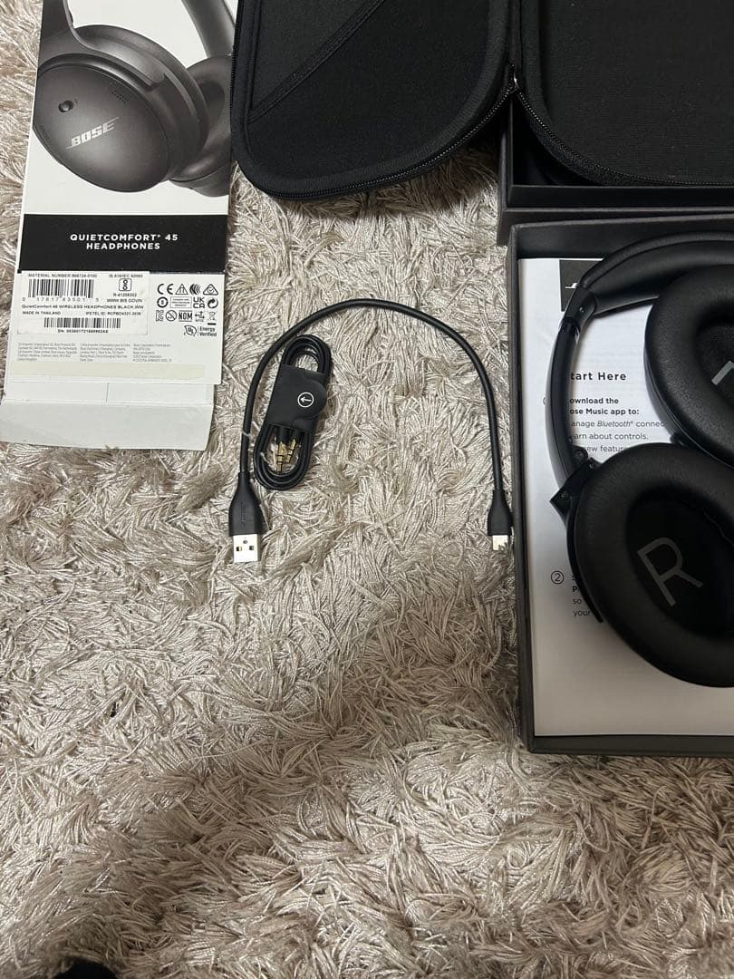 Bose Comfort 45 ワイヤレスヘッドセット　ヘッドホン