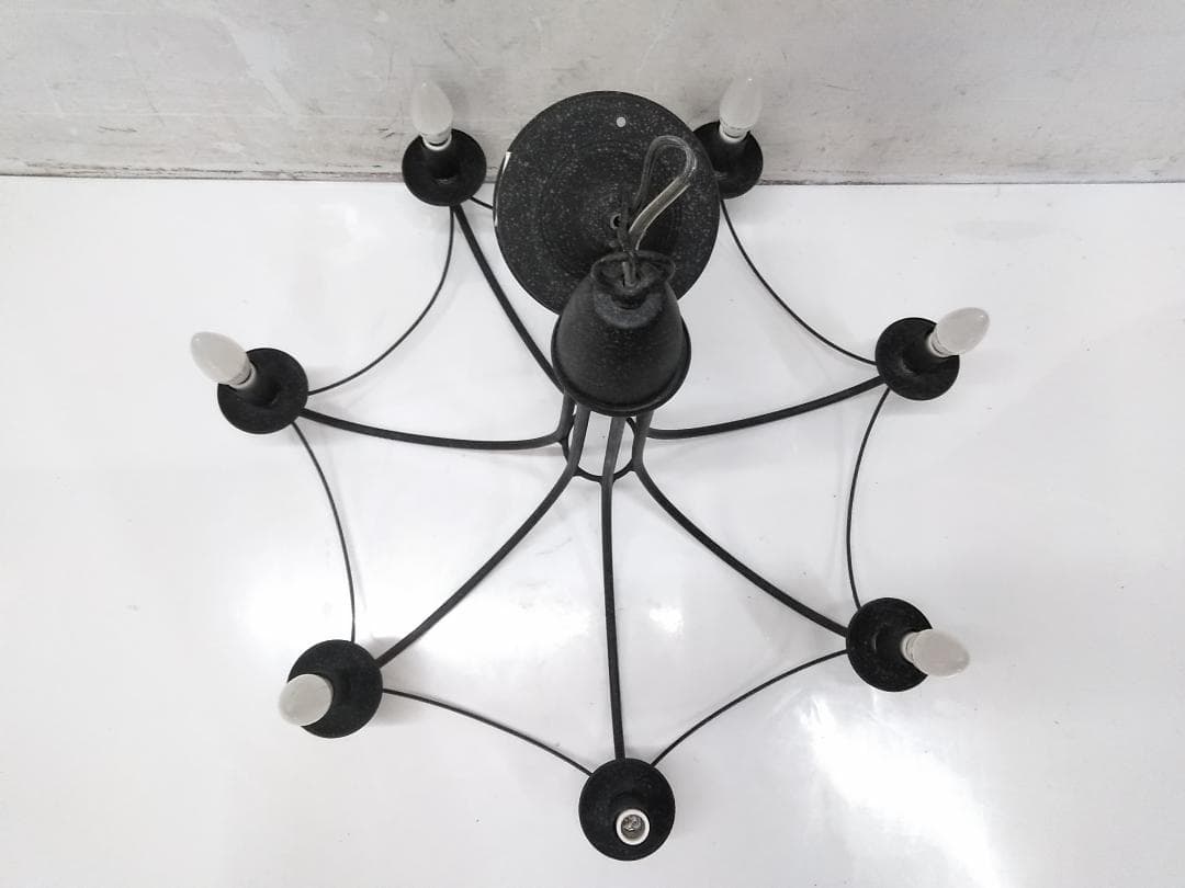 KOIZUMI シャンデリア AAE580114 ブラック 7灯 ♪