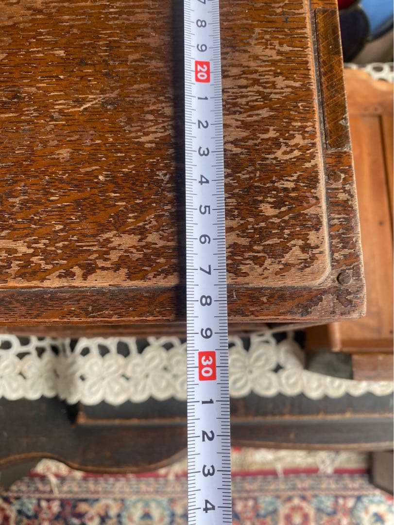 2段小引き出し 小物入れ 古道具 当時物 アンティーク 昭和レトロ インテリア