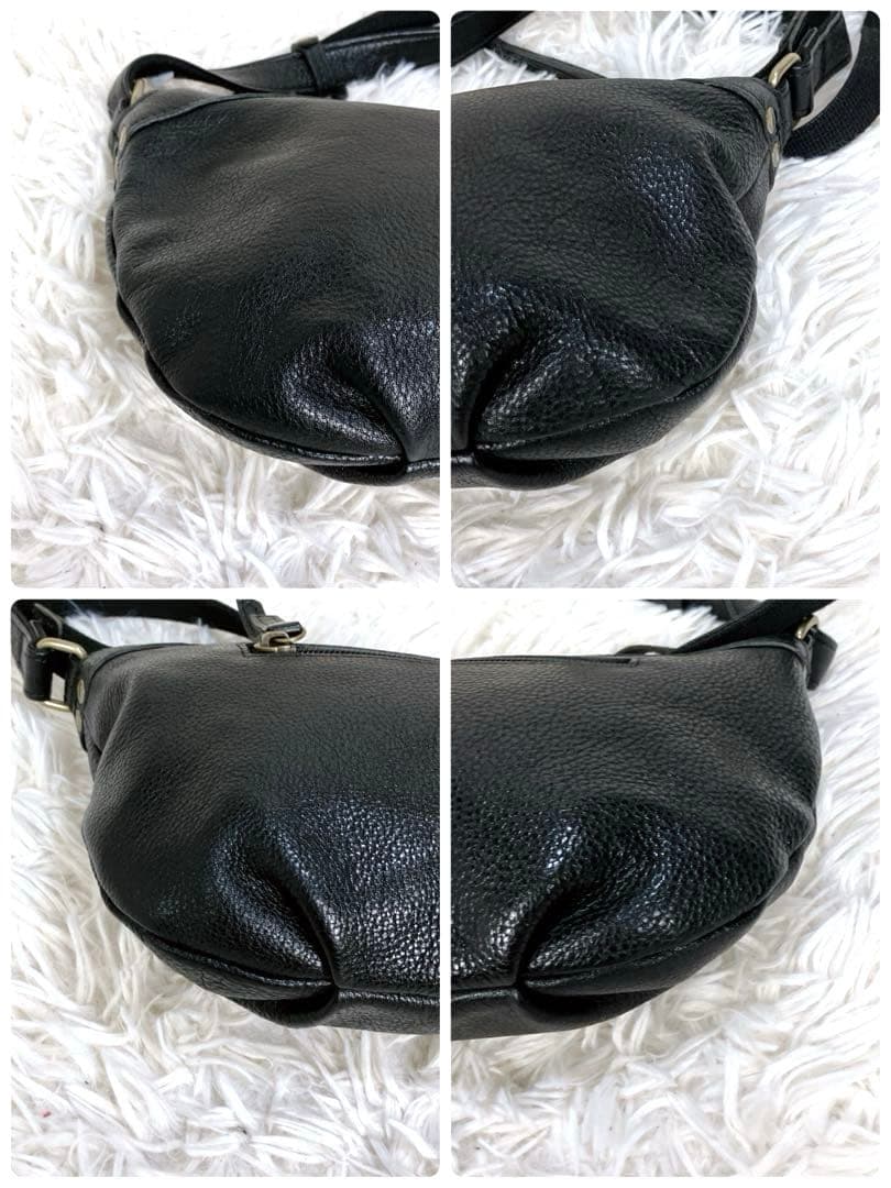 ✨新品 ダコタ ショルダーバッグ ジェントリー レザー ブラック 斜め掛け現行