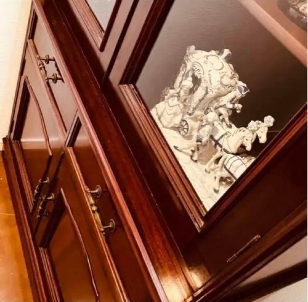 最終価格　　ブックシェルフ　本棚　食器棚　アンティーク