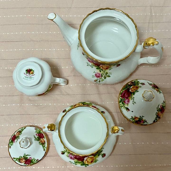 14点セット　ロイヤルアルバート　オールドカントリーローズ