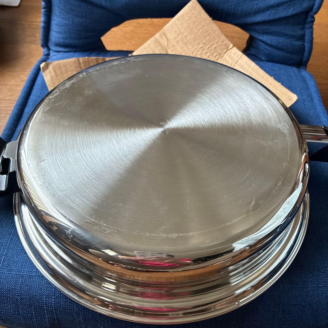 未使用品！アムウェイ　クィーン　大フライパン　蓋付