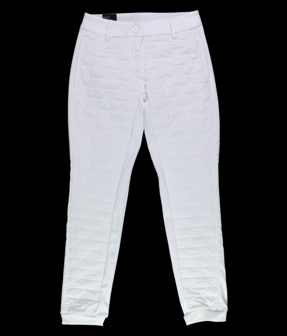 【XL】定価37,400円 アディダスゴルフ 保温 中綿 キルト セットアップ白