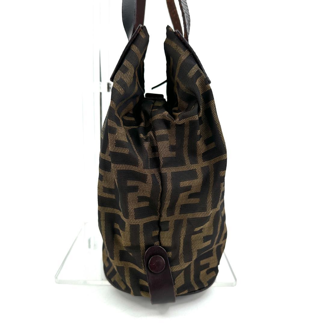 Fendi FFロゴ ズッカ トートバッグ ブラウン