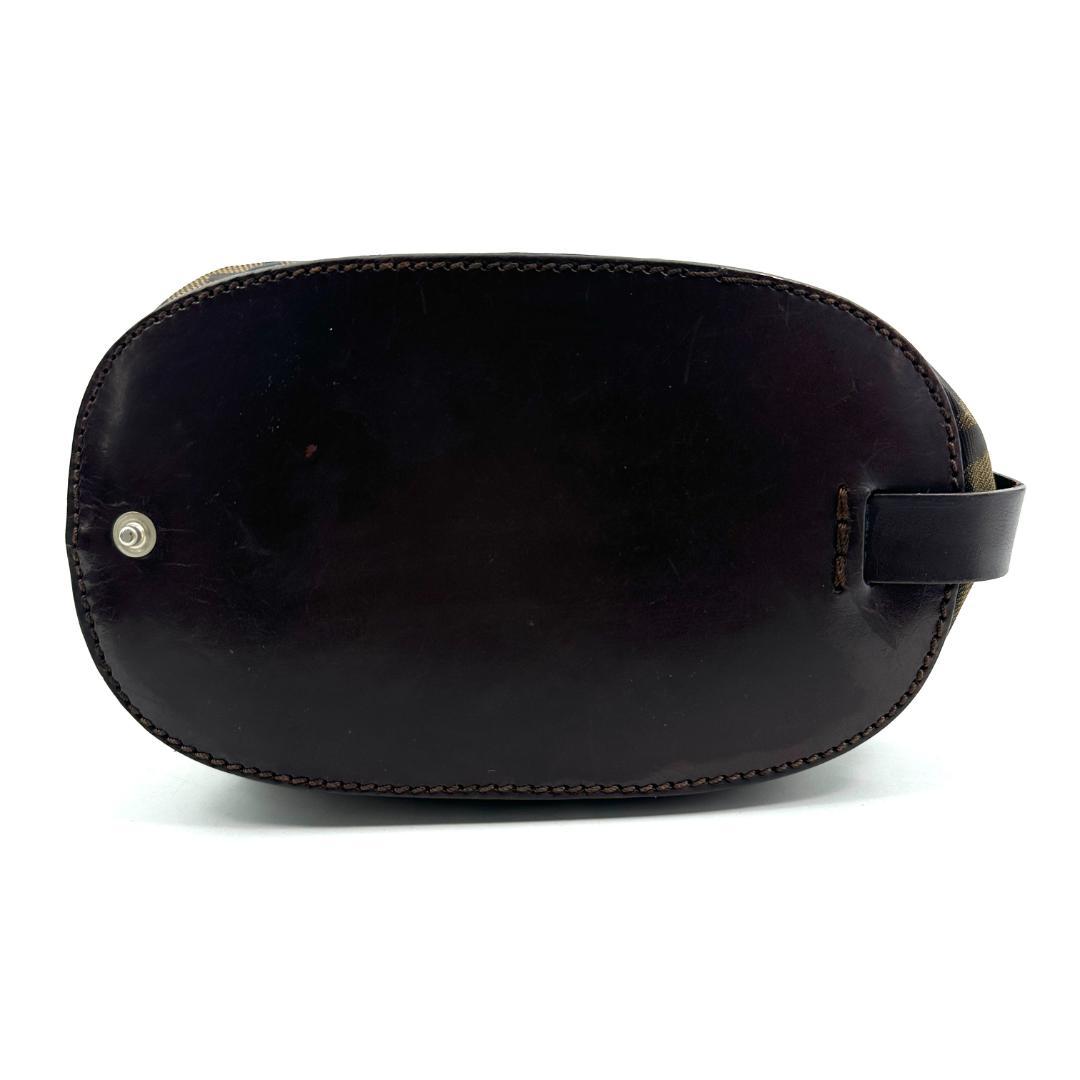 Fendi FFロゴ ズッカ トートバッグ ブラウン