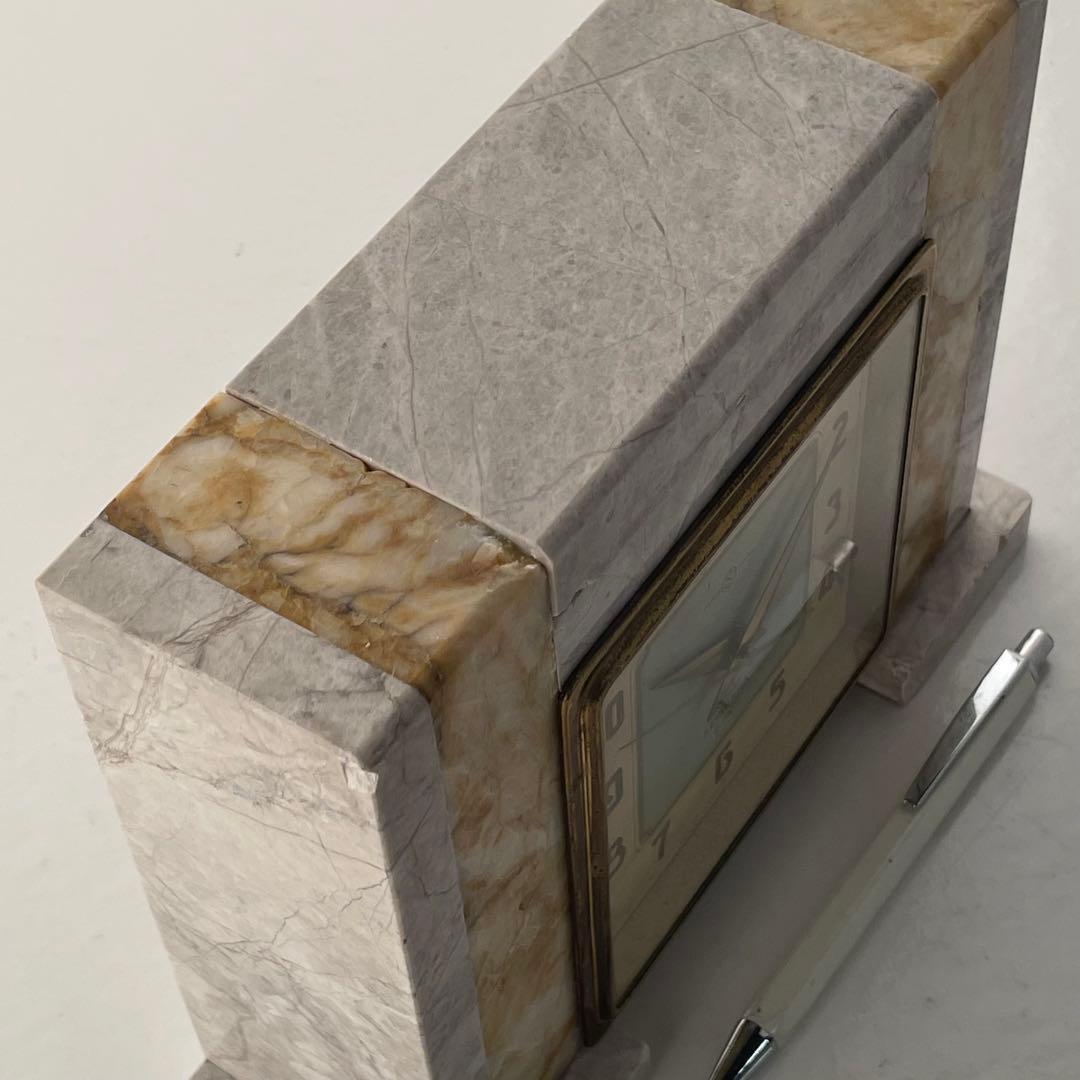 昭和レトロ　大理石置時計