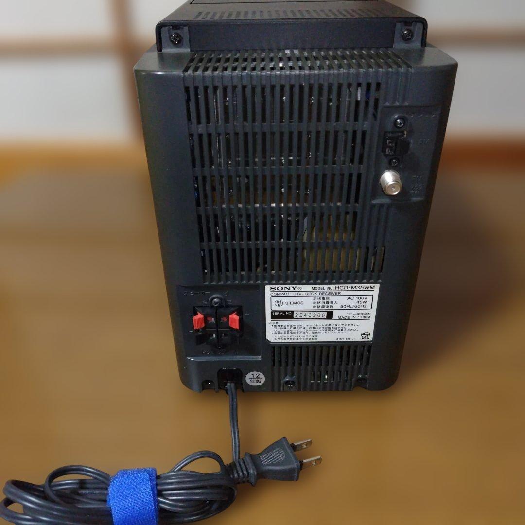 SONY ソニー　CMT-M35WM（ HCD-M35WM）ミニコンポ ブラック