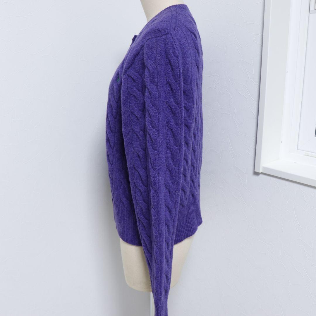 現行 POLO LALPH LAUREN 太ケーブルニット　カシミヤ混　　XL