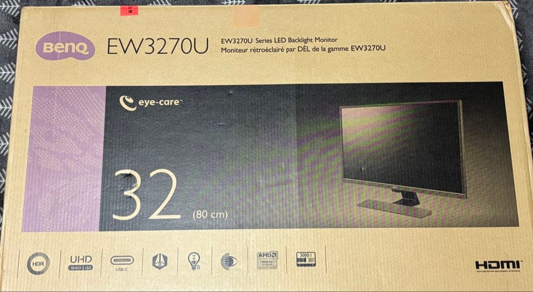 BenQ EW3270U 4K モニター 31.5インチ