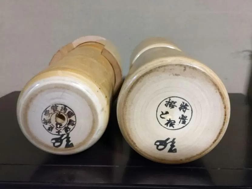 田中治正作 創作こけし　2体　童女　内閣総理大臣賞受賞　郷土玩具