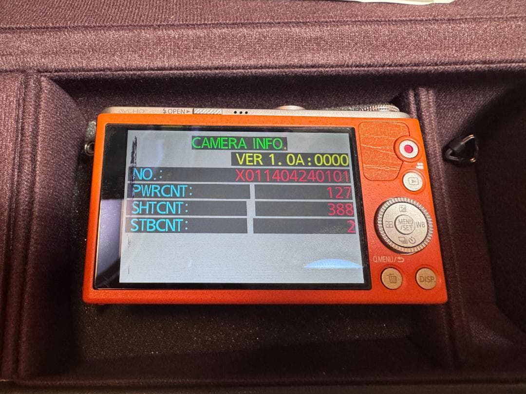 【ショット数 388】LUMIX DMC-GM1 オレンジ