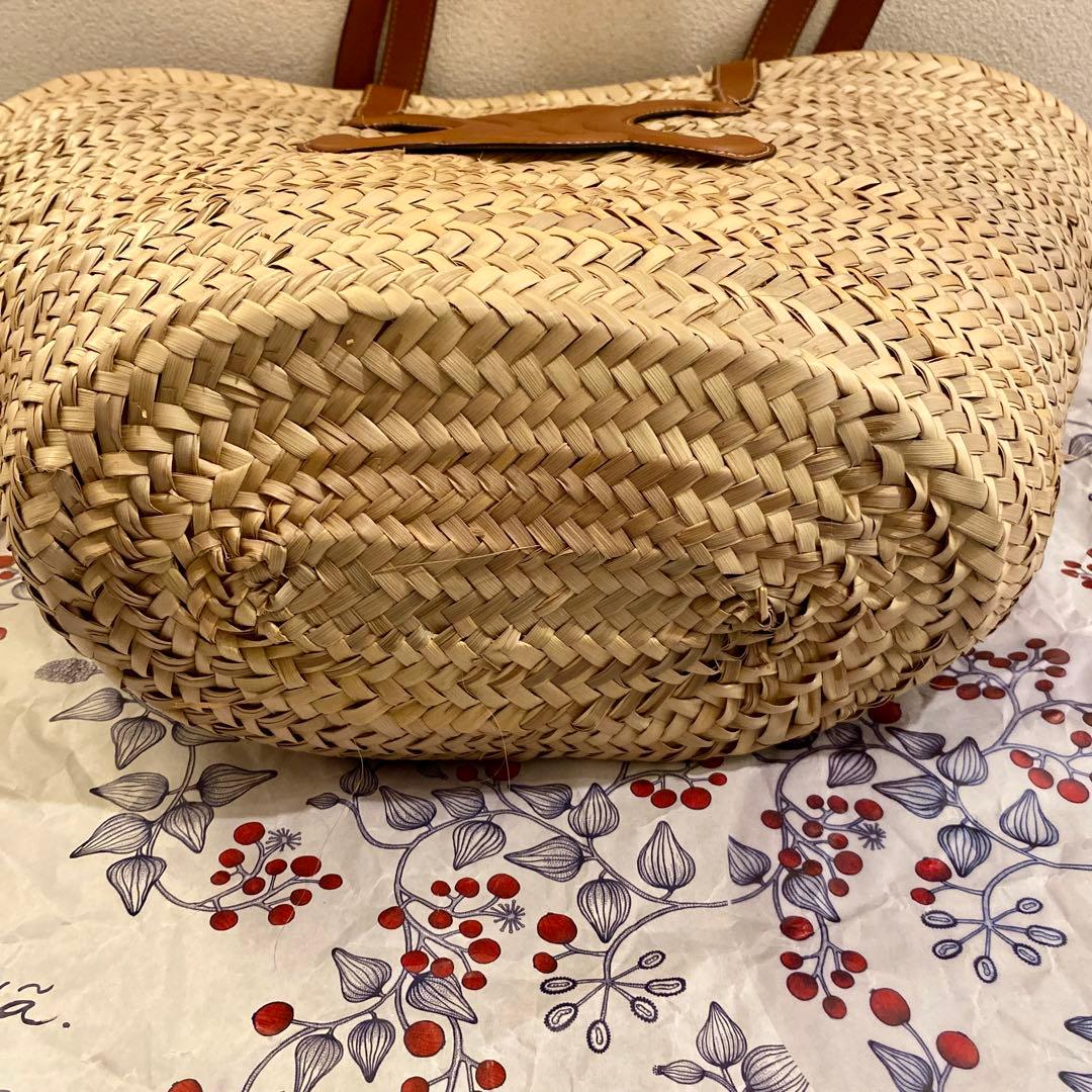 CELINE ベージュ かごバッグ