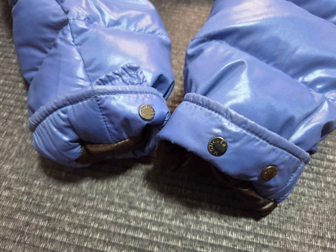 美品　MONCLER MAYA ダウン 0　モンクレールマヤ　ブルー