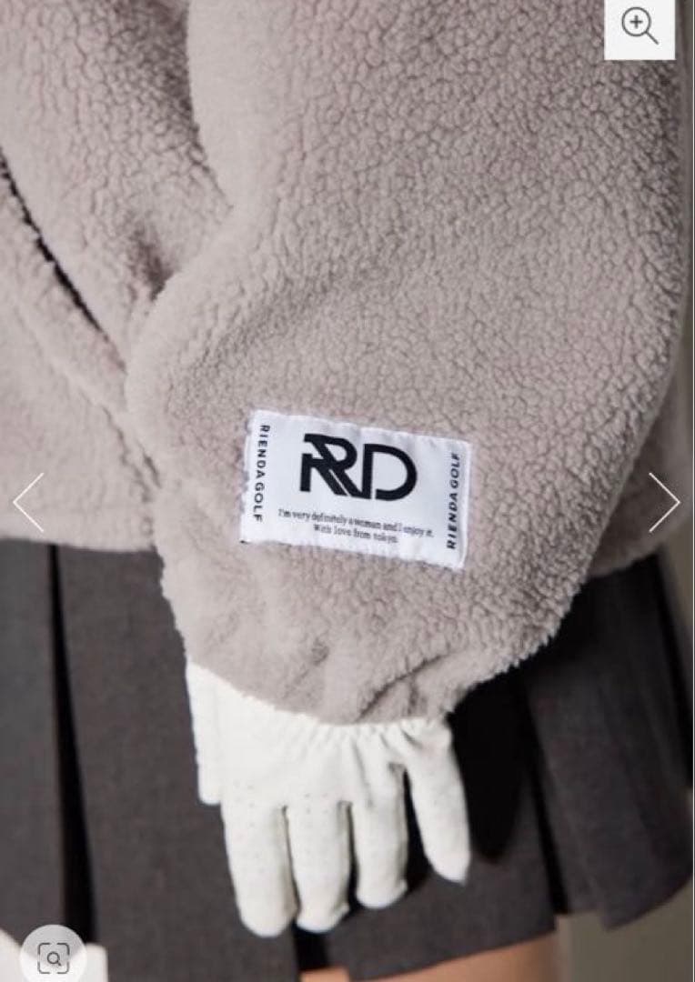 【RIENDA GOLF】RDルーズボアパーカー