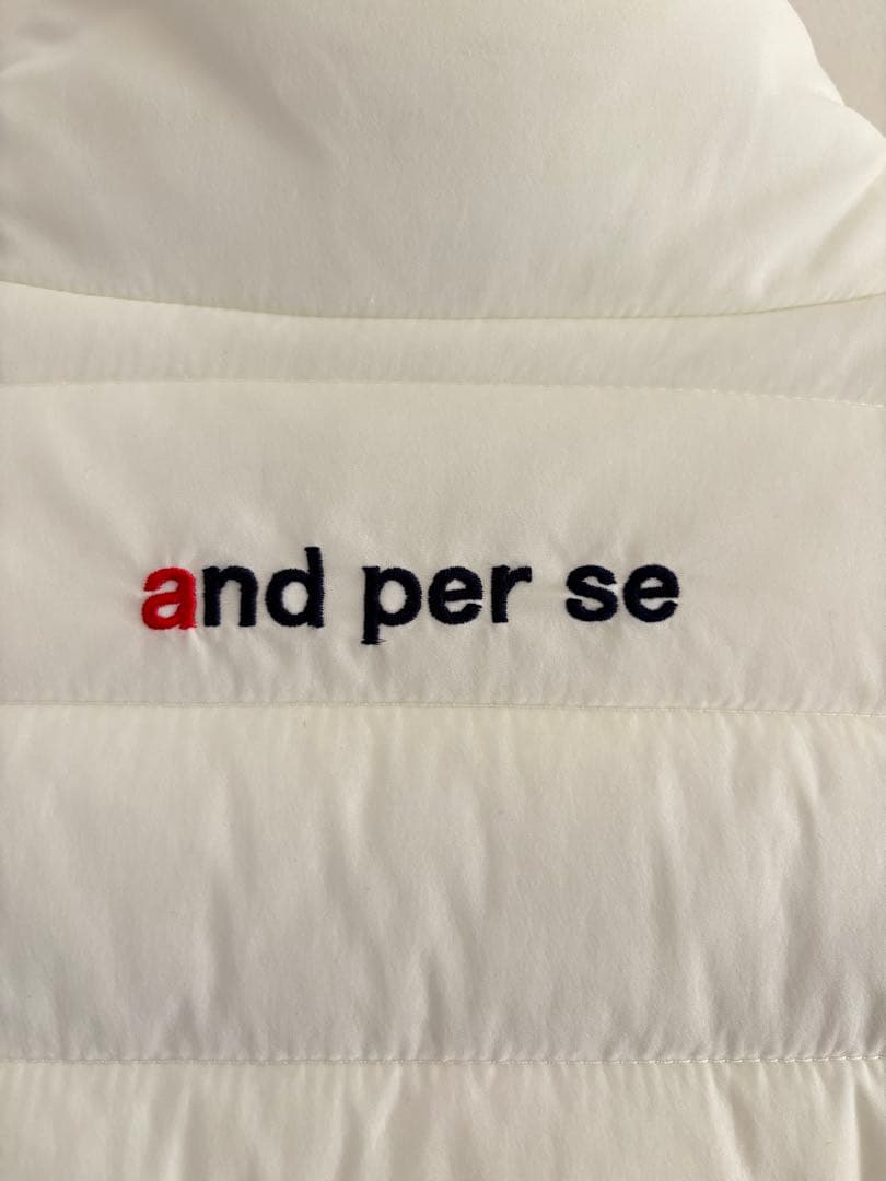 アンパスィ and per se アウタージャケット中綿入り 　Lサイズ
