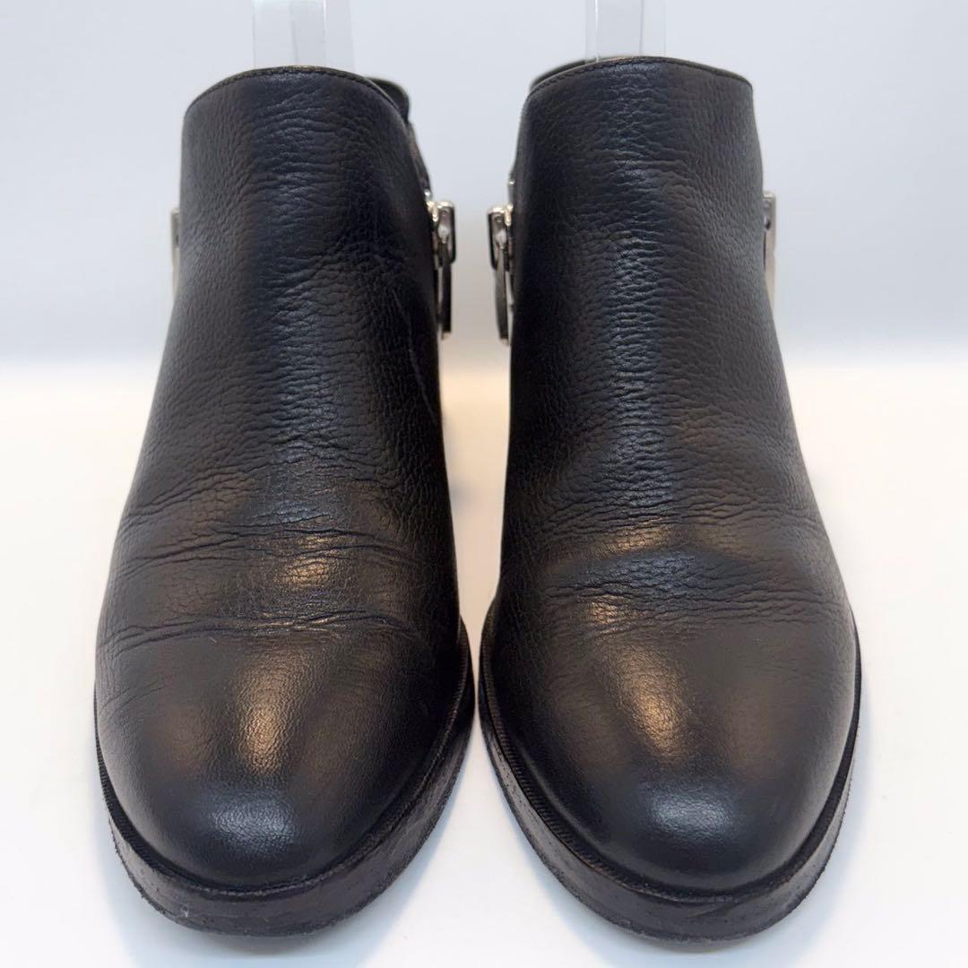 ユ*。様 3.1 Phillip Lim ジップ アンクル ブーツ レザー ブラ