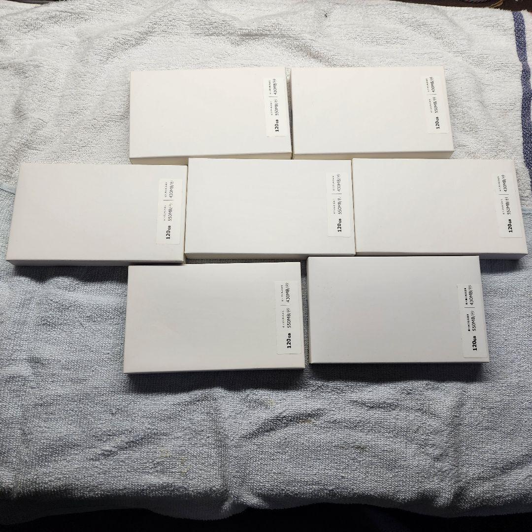 ☆新品☆未開封☆ 2.5インチ SATA SSD 120GB 7台セット