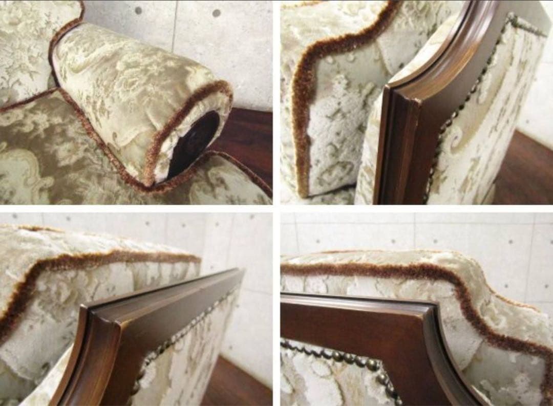 ♦️karimoku/カリモク■最高級■金華山織り■1人掛けソファ■定価20万■