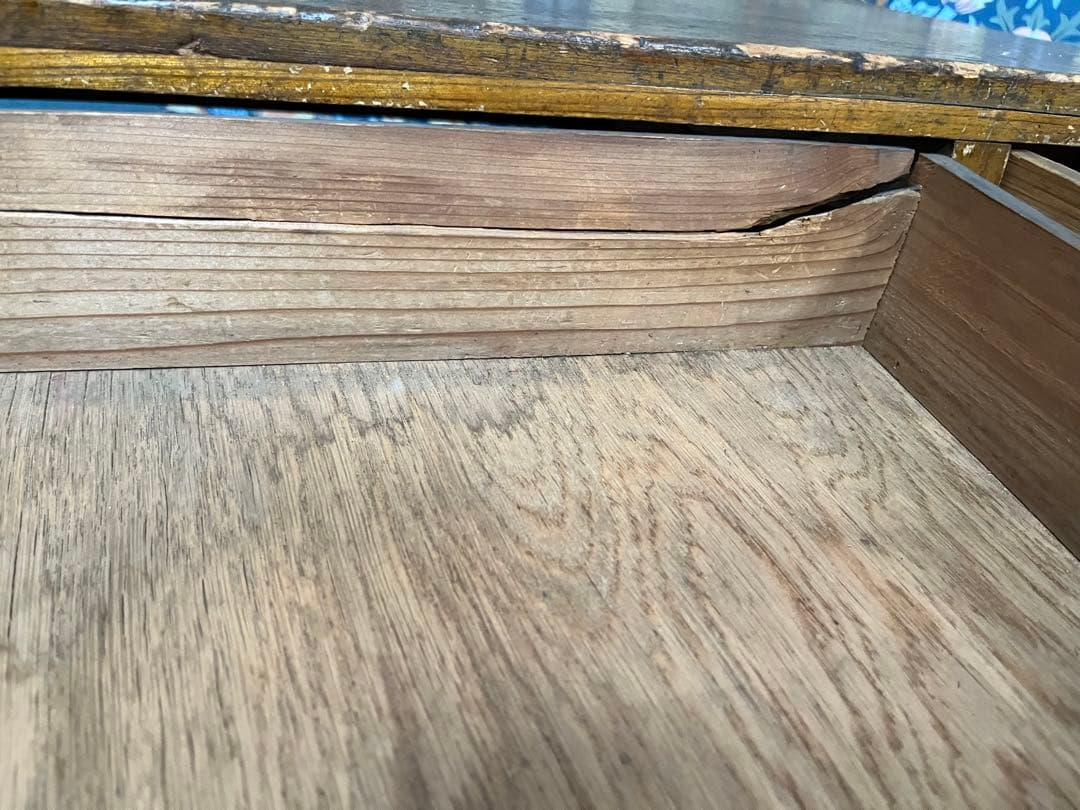 片袖机 デスク 椅子 セット 小ぶり 勉強机 昭和レトロ 当時物 インテリア