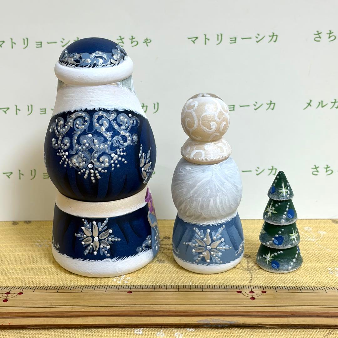 クリスマス　サンタクロース　マトリョーシカ　ニコラエヴァ　オリジナルデザイン