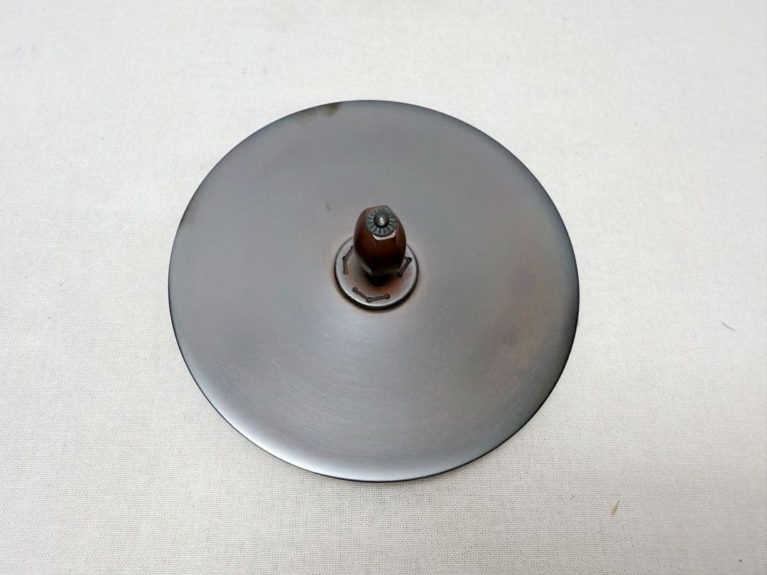 未使用 茶道具 釜師 佐藤浄清造 帯七宝地紋 筒釜 釜印 釜鐶付き 共箱